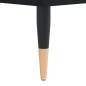 vidaXL Mueble para TV madera contrachapada negro 100x35x55 cm