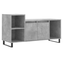 vidaXL Mueble para TV madera contrachapada gris hormigón 100x35x55 cm