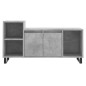 vidaXL Mueble para TV madera contrachapada gris hormigón 100x35x55 cm vidaXL Mueble para TV madera contrachapada gris hormigón 100x35x55 cm