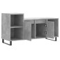 vidaXL Mueble para TV madera contrachapada gris hormigón 100x35x55 cm vidaXL Mueble para TV madera contrachapada gris hormigón 100x35x55 cm
