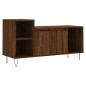 vidaXL Mueble para TV madera contrachapada marrón roble 100x35x55 cm vidaXL Mueble para TV madera contrachapada marrón roble 100x35x55 cm