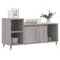 vidaXL Mueble de TV madera contrachapada gris Sonoma 100x35x55 cm vidaXL Mueble de TV madera contrachapada gris Sonoma 100x35x55 cm