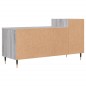 vidaXL Mueble de TV madera contrachapada gris Sonoma 100x35x55 cm vidaXL Mueble de TV madera contrachapada gris Sonoma 100x35x55 cm