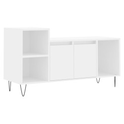 vidaXL Mueble para TV madera contrachapada blanco 100x35x55 cm