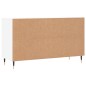 vidaXL Mueble zapatero madera contrachapada blanco 102x36x60 cm vidaXL Mueble zapatero madera contrachapada blanco 102x36x60 cm
