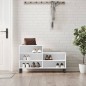 vidaXL Mueble zapatero madera contrachapada blanco 102x36x60 cm vidaXL Mueble zapatero madera contrachapada blanco 102x36x60 cm