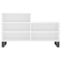 vidaXL Mueble zapatero madera contrachapada blanco 102x36x60 cm vidaXL Mueble zapatero madera contrachapada blanco 102x36x60 cm
