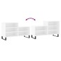 vidaXL Mueble zapatero madera contrachapada blanco 102x36x60 cm vidaXL Mueble zapatero madera contrachapada blanco 102x36x60 cm