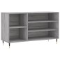 vidaXL Mueble zapatero madera contrachapada gris Sonoma 102x36x60 cm vidaXL Mueble zapatero madera contrachapada gris Sonoma 102x36x60 cm