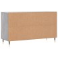 vidaXL Mueble zapatero madera contrachapada gris Sonoma 102x36x60 cm vidaXL Mueble zapatero madera contrachapada gris Sonoma 102x36x60 cm