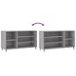 vidaXL Mueble zapatero madera contrachapada gris Sonoma 102x36x60 cm vidaXL Mueble zapatero madera contrachapada gris Sonoma 102x36x60 cm