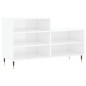 vidaXL Mueble zapatero madera contrachapada blanco brillo 102x36x60 cm vidaXL Mueble zapatero madera contrachapada blanco brillo 102x36x60 cm