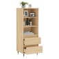 vidaXL Aparador alto madera contrachapada roble Sonoma 40x36x110 cm vidaXL Aparador alto madera contrachapada roble Sonoma 40x36x110 cm