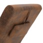 vidaXL Diván con almohada de piel de ante artificial marrón vidaXL Diván con almohada de piel de ante artificial marrón