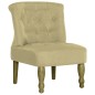 vidaXL Sillón francés de tela verde vidaXL Sillón francés de tela verde