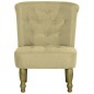 vidaXL Sillón francés de tela verde vidaXL Sillón francés de tela verde