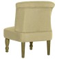 vidaXL Sillón francés de tela verde vidaXL Sillón francés de tela verde