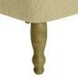 vidaXL Sillón francés de tela verde vidaXL Sillón francés de tela verde