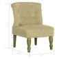 vidaXL Sillón francés de tela verde vidaXL Sillón francés de tela verde