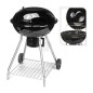 ProGarden Barbacoa sobre ruedas negro ProGarden Barbacoa sobre ruedas negro