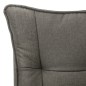 vidaXL Silla de oficina de tela gris