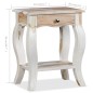 vidaXL Mesita de noche de madera maciza de sheesham 40x30x50 cm