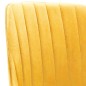 vidaXL Sillas de comedor 2 unidades terciopelo amarillo vidaXL Sillas de comedor 2 unidades terciopelo amarillo