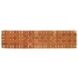 vidaXL Banco de cuero auténtico marrón y madera de mango maciza 150 cm vidaXL Banco de cuero auténtico marrón y madera de mango maciza 150 cm