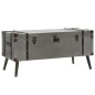 vidaXL Mesa de centro de MDF y aluminio 102x51x47,5 cm vidaXL Mesa de centro de MDF y aluminio 102x51x47,5 cm