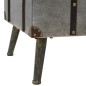 vidaXL Mesa de centro de MDF y aluminio 102x51x47,5 cm vidaXL Mesa de centro de MDF y aluminio 102x51x47,5 cm