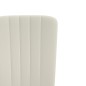 vidaXL Sillas de comedor 2 unidades terciopelo crema vidaXL Sillas de comedor 2 unidades terciopelo crema