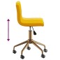 vidaXL Sillas de comedor giratorias 2 uds terciopelo amarillo mostaza