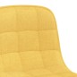 vidaXL Sillas de comedor giratorias 2 unidades tela amarillo mostaza vidaXL Sillas de comedor giratorias 2 unidades tela amarillo mostaza