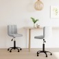 vidaXL Sillas de comedor giratorias 2 uds de terciopelo gris claro vidaXL Sillas de comedor giratorias 2 uds de terciopelo gris claro