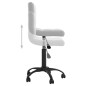 vidaXL Sillas de comedor giratorias 2 uds de terciopelo gris claro vidaXL Sillas de comedor giratorias 2 uds de terciopelo gris claro