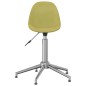vidaXL Sillas de comedor giratorias 2 unidades tela verde vidaXL Sillas de comedor giratorias 2 unidades tela verde