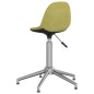 vidaXL Sillas de comedor giratorias 2 unidades tela verde vidaXL Sillas de comedor giratorias 2 unidades tela verde