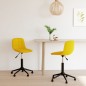 vidaXL Sillas de comedor giratorias 2 uds terciopelo amarillo vidaXL Sillas de comedor giratorias 2 uds terciopelo amarillo