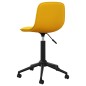 vidaXL Sillas de comedor giratorias 2 uds terciopelo amarillo vidaXL Sillas de comedor giratorias 2 uds terciopelo amarillo