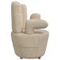 vidaXL Sillón con forma de mano de terciopelo gris claro