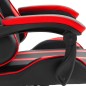 vidaXL Silla de gaming de cuero sintético rojo vidaXL Silla de gaming de cuero sintético rojo