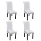 vidaXL Sillas de comedor 4 unidades cuero sintético blanco vidaXL Sillas de comedor 4 unidades cuero sintético blanco