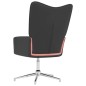 vidaXL Silla de relajación de terciopelo rosa y PVC vidaXL Silla de relajación de terciopelo rosa y PVC