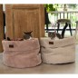 Designed by Lotte Cesta para gatos acanalada rosa 50x35 cm Designed by Lotte Cesta para gatos acanalada rosa 50x35 cm