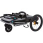 TRIXIE Remolque de bicicleta para perros gris M