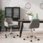 vidaXL Sillas de comedor giratorias 2 uds de terciopelo gris claro vidaXL Sillas de comedor giratorias 2 uds de terciopelo gris claro