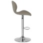 vidaXL Taburetes de cocina 2 unidades terciopelo gris claro vidaXL Taburetes de cocina 2 unidades terciopelo gris claro