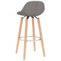 vidaXL Taburetes de cocina 2 unidades tela gris claro vidaXL Taburetes de cocina 2 unidades tela gris claro