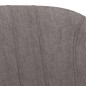 vidaXL Taburetes de cocina 2 unidades tela gris claro vidaXL Taburetes de cocina 2 unidades tela gris claro