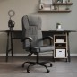 vidaXL Silla de oficina reclinable de tela gris oscuro vidaXL Silla de oficina reclinable de tela gris oscuro